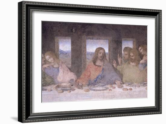 The Last Supper, 1495-97 (Post Restoration)-Leonardo da Vinci-Framed Giclee Print