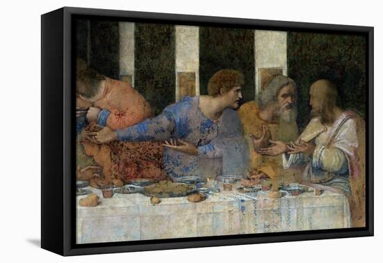 The Last Supper, 1495-97 (Post Restoration)-Leonardo da Vinci-Framed Premier Image Canvas