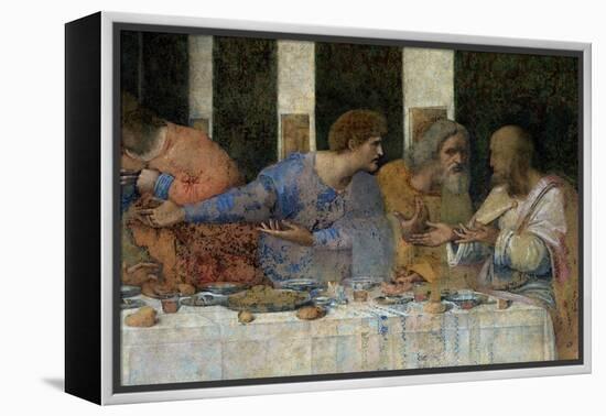 The Last Supper, 1495-97 (Post Restoration)-Leonardo da Vinci-Framed Premier Image Canvas