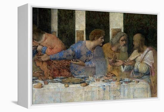 The Last Supper, 1495-97 (Post Restoration)-Leonardo da Vinci-Framed Premier Image Canvas