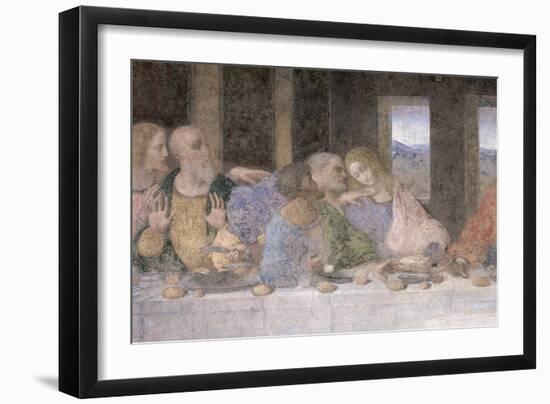 The Last Supper, 1495-97 (Post Restoration)-Leonardo da Vinci-Framed Giclee Print