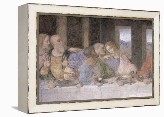 The Last Supper, 1495-97 (Post Restoration)-Leonardo da Vinci-Framed Premier Image Canvas