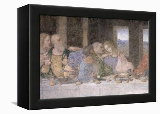 The Last Supper, 1495-97 (Post Restoration)-Leonardo da Vinci-Framed Premier Image Canvas