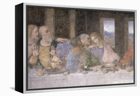 The Last Supper, 1495-97 (Post Restoration)-Leonardo da Vinci-Framed Premier Image Canvas