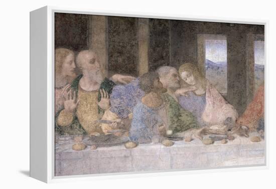 The Last Supper, 1495-97 (Post Restoration)-Leonardo da Vinci-Framed Premier Image Canvas