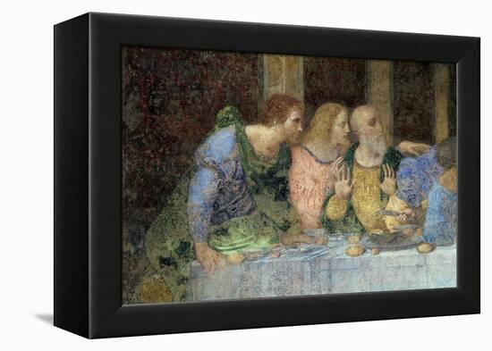 The Last Supper, 1495-97 (Post Restoration)-Leonardo da Vinci-Framed Premier Image Canvas