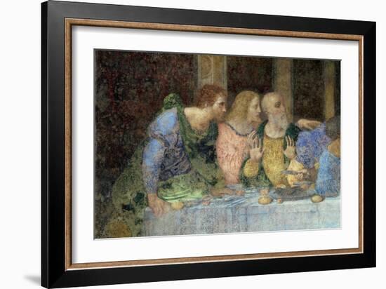 The Last Supper, 1495-97 (Post Restoration)-Leonardo da Vinci-Framed Giclee Print