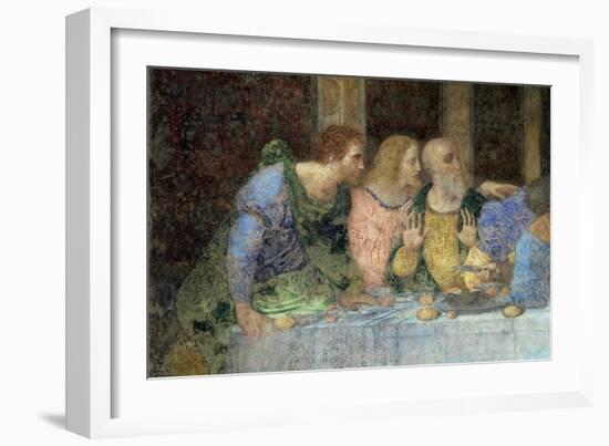 The Last Supper, 1495-97 (Post Restoration)-Leonardo da Vinci-Framed Giclee Print