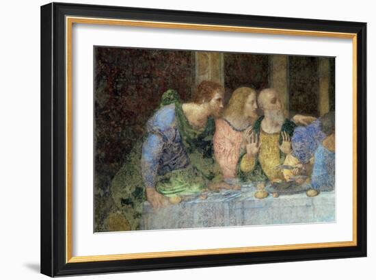 The Last Supper, 1495-97 (Post Restoration)-Leonardo da Vinci-Framed Giclee Print