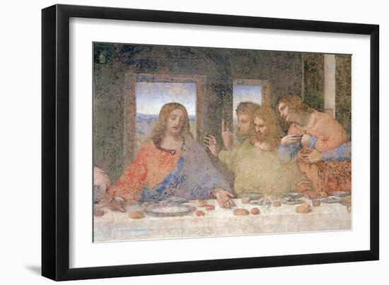 The Last Supper, 1495-97 (Post Restoration)-Leonardo da Vinci-Framed Giclee Print