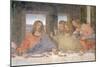 The Last Supper, 1495-97 (Post Restoration)-Leonardo da Vinci-Mounted Giclee Print