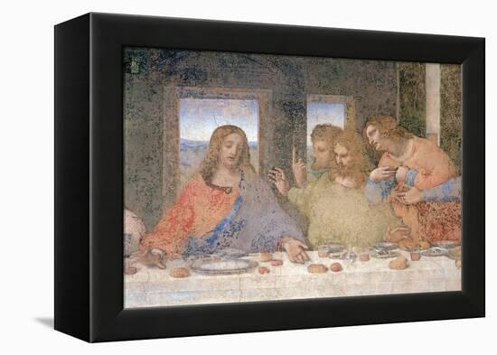 The Last Supper, 1495-97 (Post Restoration)-Leonardo da Vinci-Framed Premier Image Canvas