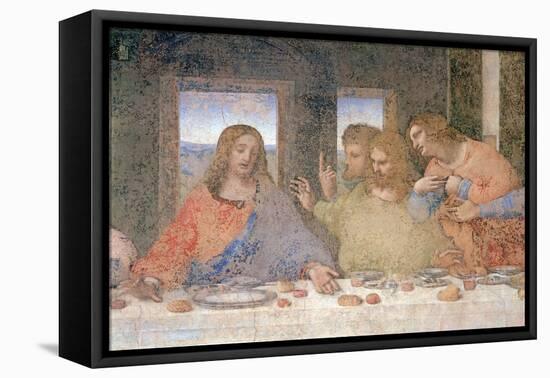 The Last Supper, 1495-97 (Post Restoration)-Leonardo da Vinci-Framed Premier Image Canvas