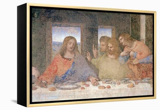 The Last Supper, 1495-97 (Post Restoration)-Leonardo da Vinci-Framed Premier Image Canvas