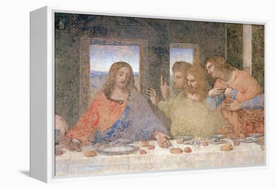 The Last Supper, 1495-97 (Post Restoration)-Leonardo da Vinci-Framed Premier Image Canvas