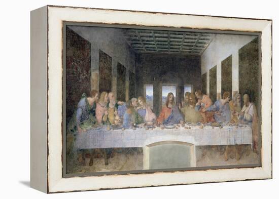 The Last Supper, 1495-97-Leonardo da Vinci-Framed Premier Image Canvas