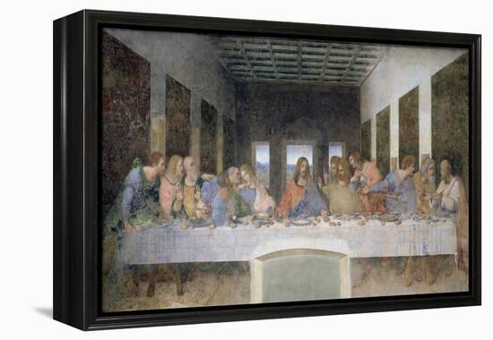 The Last Supper, 1495-97-Leonardo da Vinci-Framed Premier Image Canvas