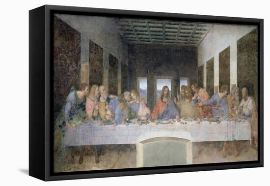 The Last Supper, 1495-97-Leonardo da Vinci-Framed Premier Image Canvas