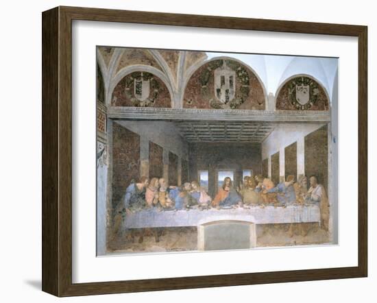 The Last Supper, 1495-97-Leonardo da Vinci-Framed Giclee Print