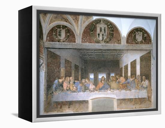 The Last Supper, 1495-97-Leonardo da Vinci-Framed Premier Image Canvas