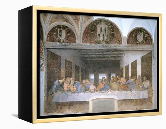 The Last Supper, 1495-97-Leonardo da Vinci-Framed Premier Image Canvas