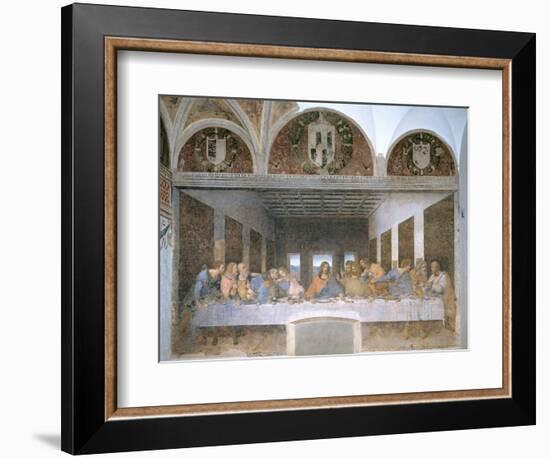 The Last Supper, 1495-97-Leonardo da Vinci-Framed Giclee Print