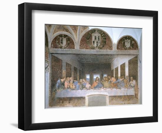 The Last Supper, 1495-97-Leonardo da Vinci-Framed Giclee Print