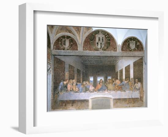 The Last Supper, 1495-97-Leonardo da Vinci-Framed Giclee Print