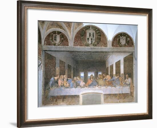 The Last Supper, 1495-97-Leonardo da Vinci-Framed Giclee Print