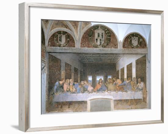 The Last Supper, 1495-97-Leonardo da Vinci-Framed Giclee Print