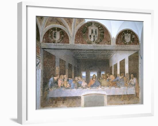 The Last Supper, 1495-97-Leonardo da Vinci-Framed Giclee Print