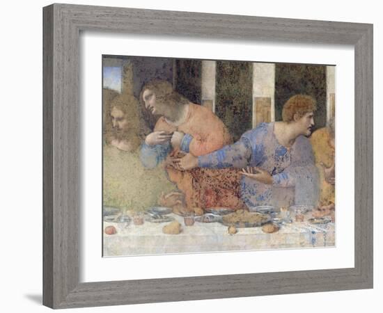 The Last Supper, 1495-97-Leonardo da Vinci-Framed Giclee Print