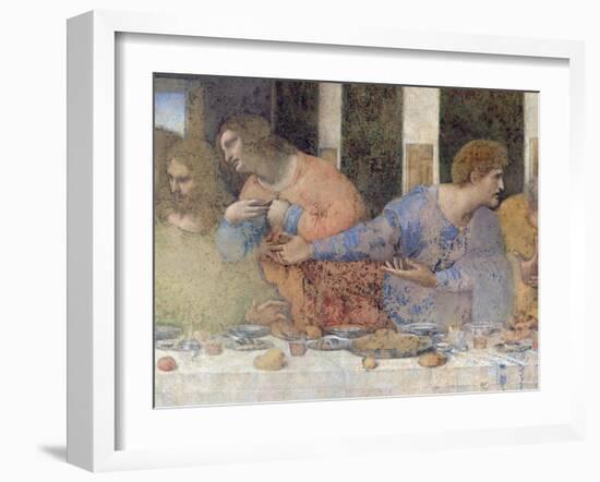 The Last Supper, 1495-97-Leonardo da Vinci-Framed Giclee Print