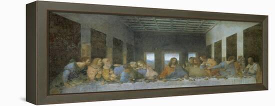 The Last Supper, 1498, Mural-Leonardo da Vinci-Framed Premier Image Canvas