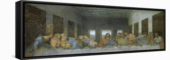 The Last Supper, 1498, Mural-Leonardo da Vinci-Framed Premier Image Canvas