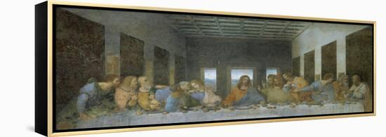 The Last Supper, 1498, Mural-Leonardo da Vinci-Framed Premier Image Canvas