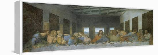 The Last Supper, 1498, Mural-Leonardo da Vinci-Framed Premier Image Canvas