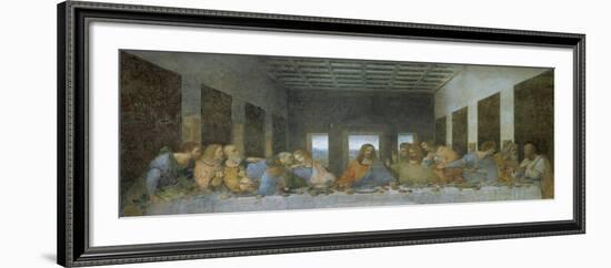 The Last Supper, 1498, Mural-Leonardo da Vinci-Framed Giclee Print