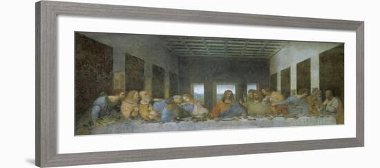 The Last Supper, 1498, Mural-Leonardo da Vinci-Framed Giclee Print