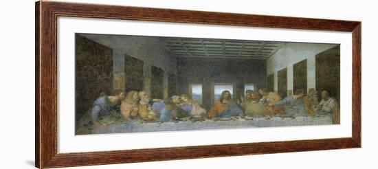 The Last Supper, 1498, Mural-Leonardo da Vinci-Framed Giclee Print