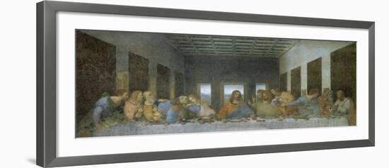 The Last Supper, 1498, Mural-Leonardo da Vinci-Framed Giclee Print