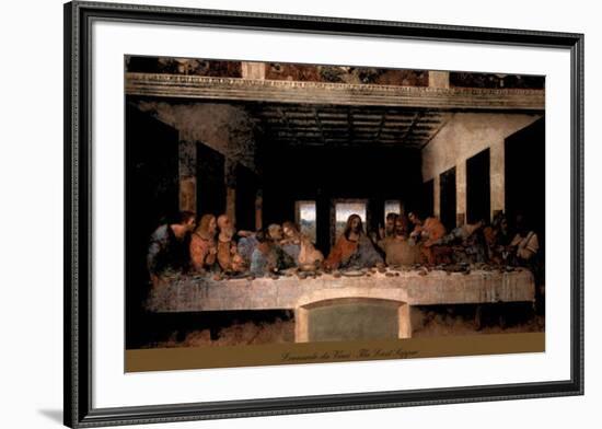 The Last Supper, 1498 (post-restoration)-Leonardo da Vinci-Framed Art Print