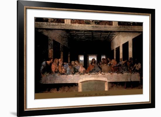 The Last Supper, 1498 (post-restoration)-Leonardo da Vinci-Framed Art Print