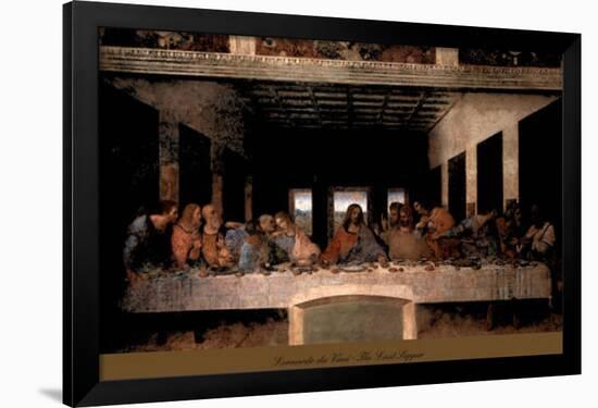 The Last Supper, 1498 (post-restoration)-Leonardo da Vinci-Framed Art Print