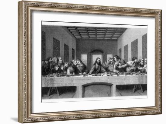The Last Supper, 1498-E Foutana-Framed Giclee Print