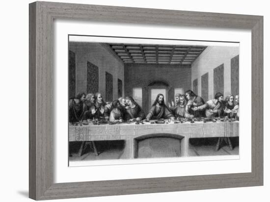 The Last Supper, 1498-E Foutana-Framed Giclee Print