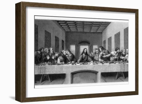 The Last Supper, 1498-E Foutana-Framed Giclee Print