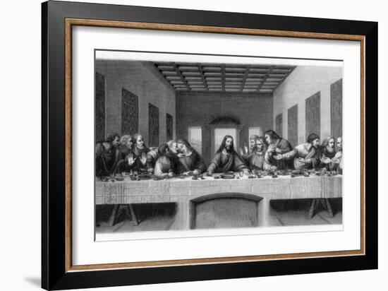 The Last Supper, 1498-E Foutana-Framed Giclee Print