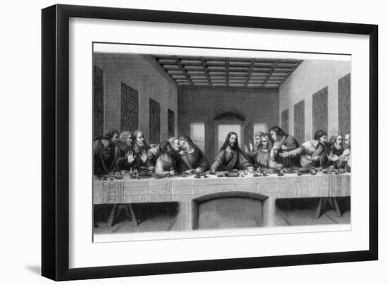 The Last Supper, 1498-E Foutana-Framed Giclee Print