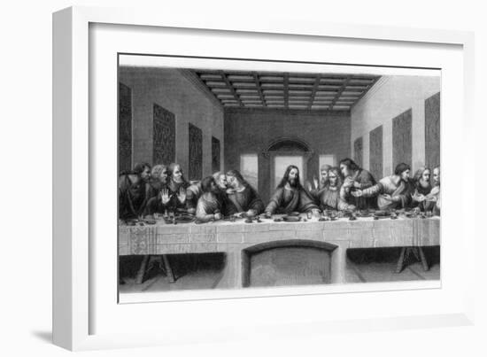 The Last Supper, 1498-E Foutana-Framed Giclee Print